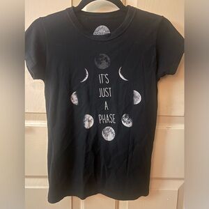 Boardwalk Lunar “It’s Just a Phase” Black Tee